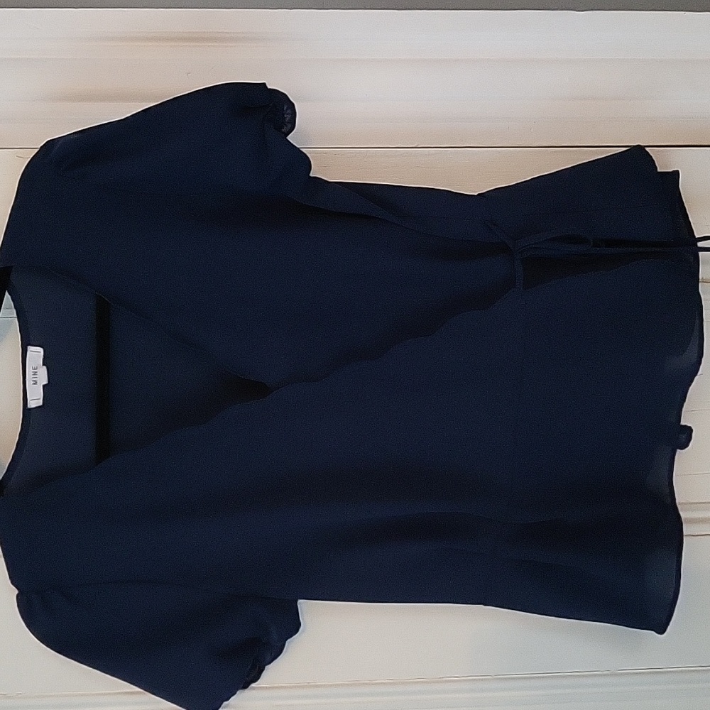 Mine Wrap Peplum Tops